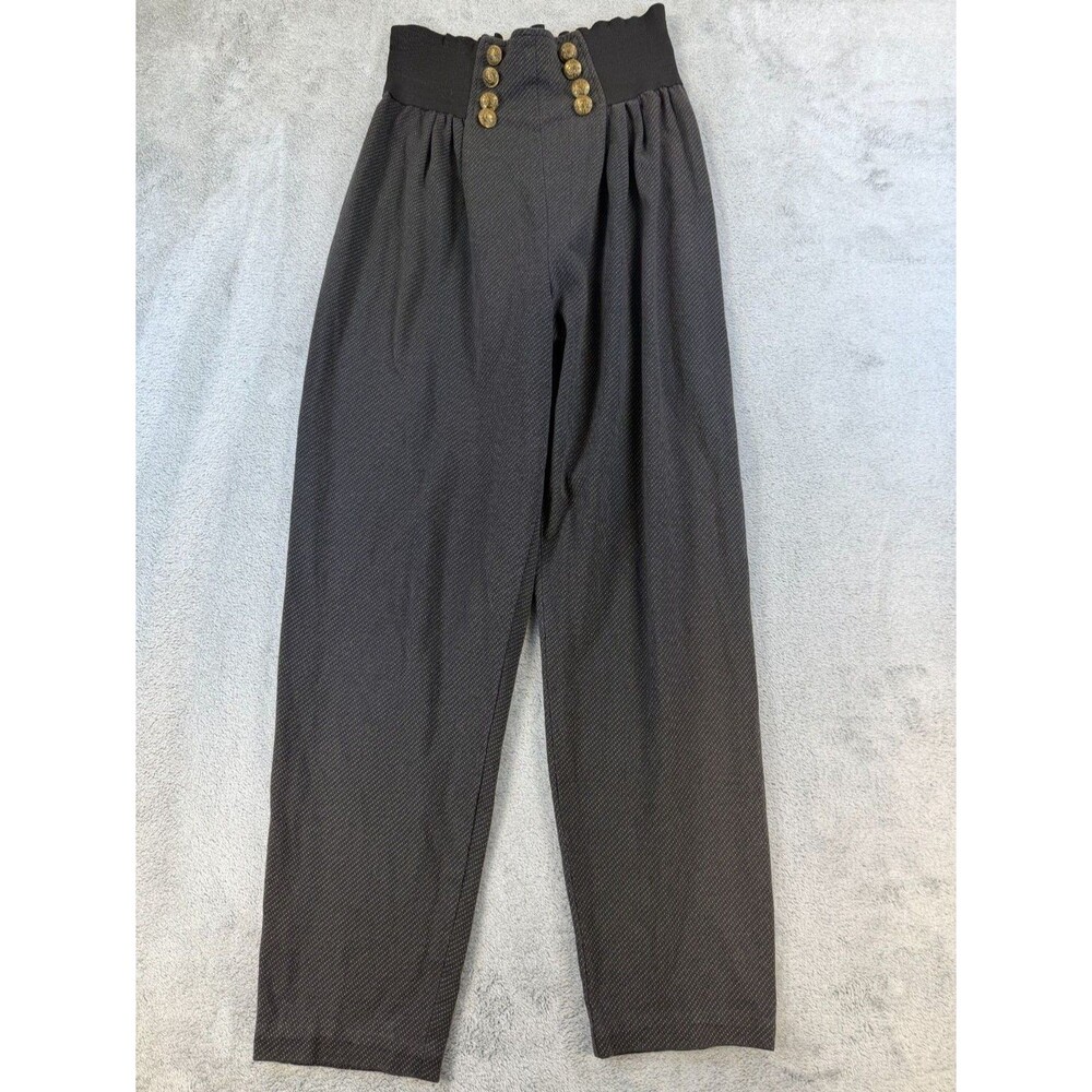 Judy Knapp California Pants Women’s Small High Waist Button Front Vintage USA